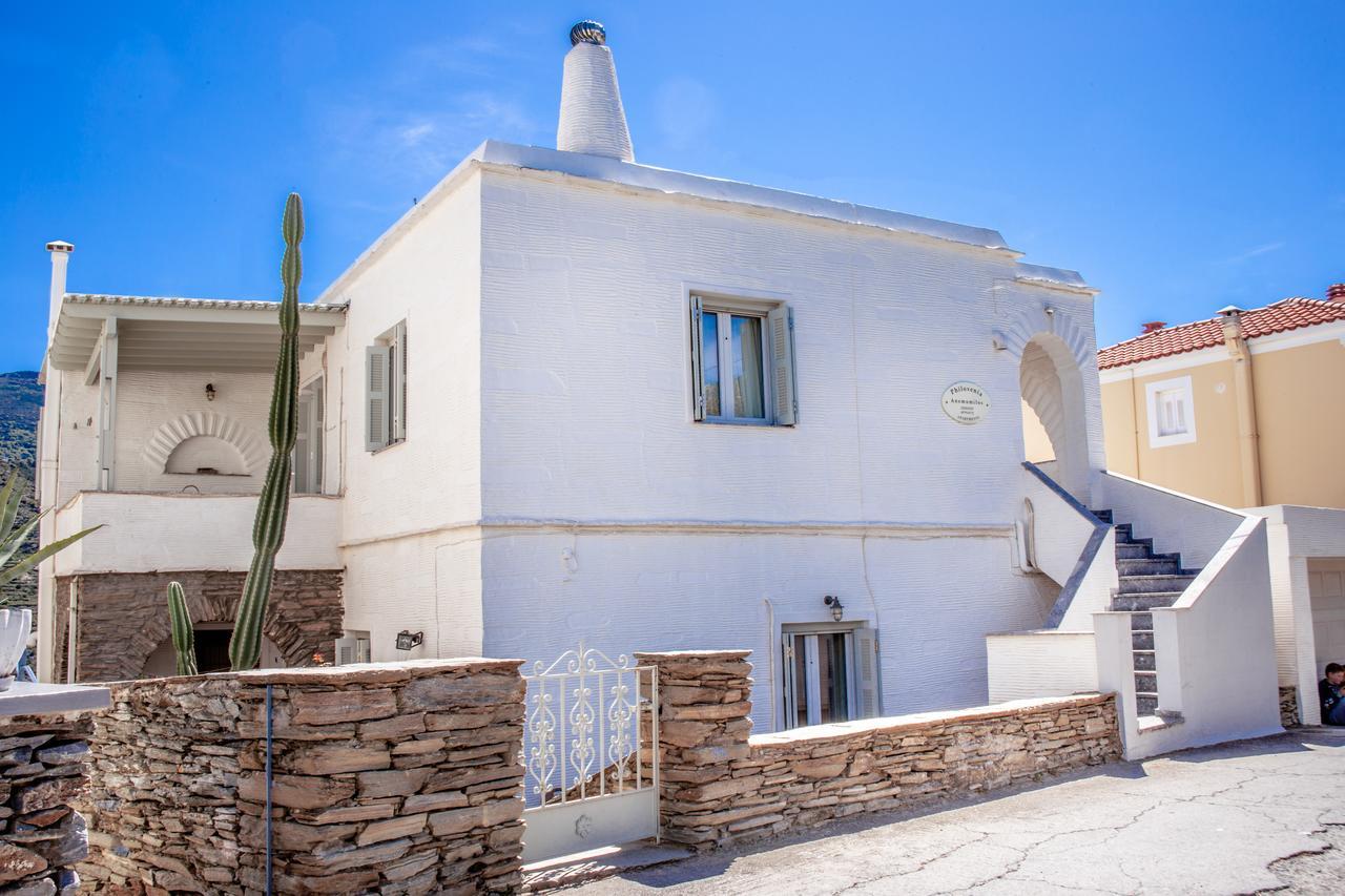 Philoxenia Anemomilos Andros Town Bagian luar foto