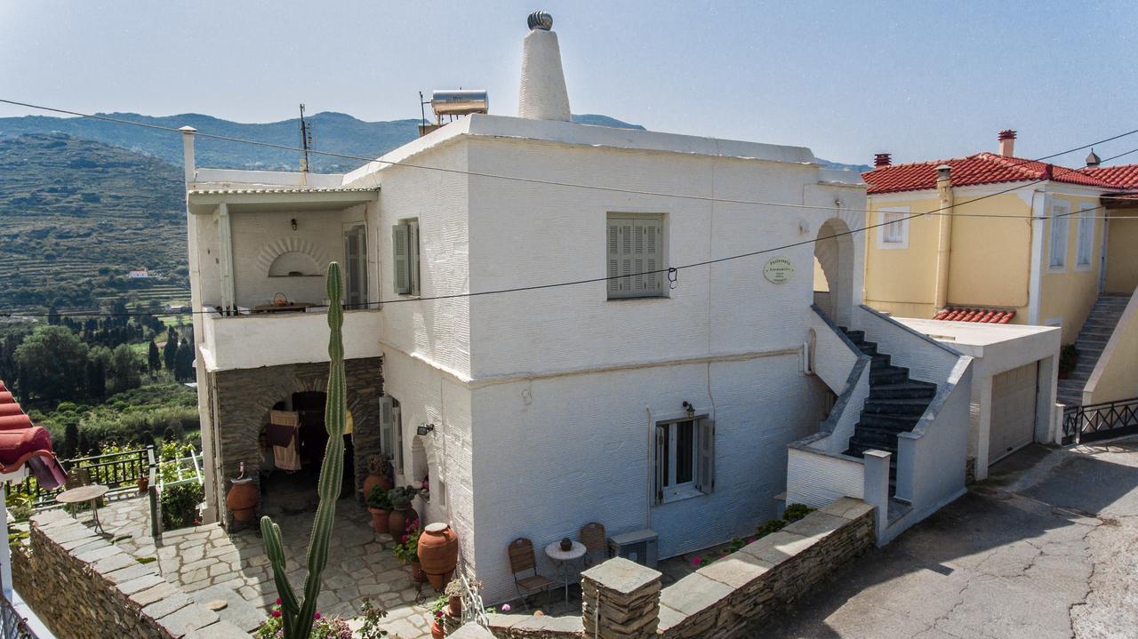 Philoxenia Anemomilos Andros Town Bagian luar foto